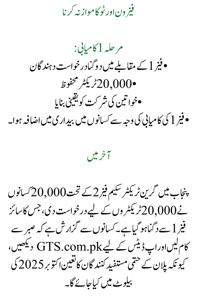 Green Tractor Scheme Phase 2 Applications Closed