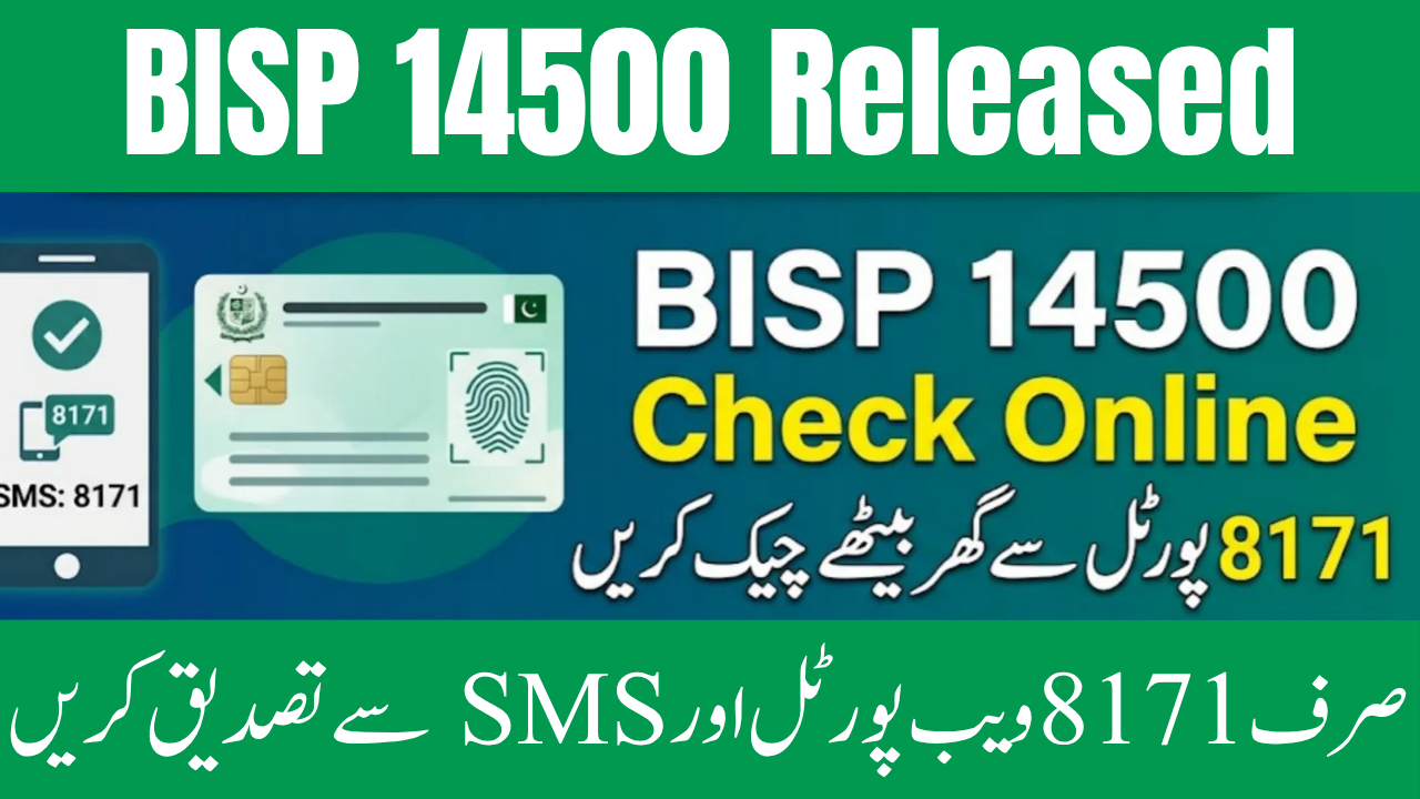 BISP 14500 Payment Status May 2026